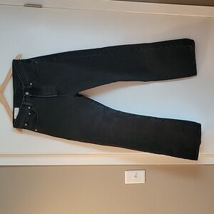 Gap, '90s loose jeans, black, button fly, men's size 28/30.